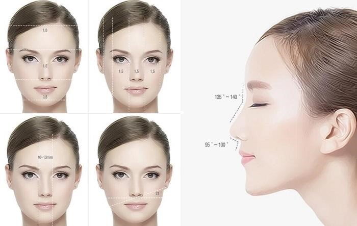 tiêu chuẩn nâng mũi tự nhiên