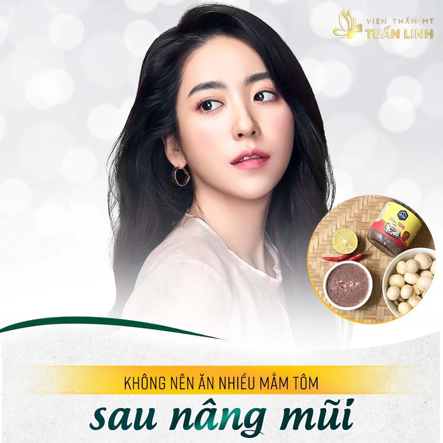 Không nên ăn nhiều mắm tôm sau nâng mũi | Nâng mũi ăn Bún Đậu Mắm Tôm được không? Món gây sẹo thâm?