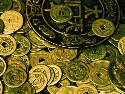 đồng xu phong thủy